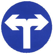 向左和向右轉(zhuǎn)彎標(biāo)志