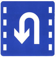 掉頭車道標(biāo)志