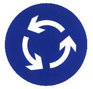 環(huán)島行駛標(biāo)志