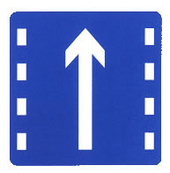 直行車道標(biāo)志