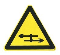 交叉平面交叉-警告標(biāo)志圖
