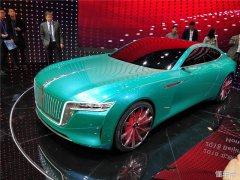 全球首發(fā)的紅旗超跑！光車標(biāo)